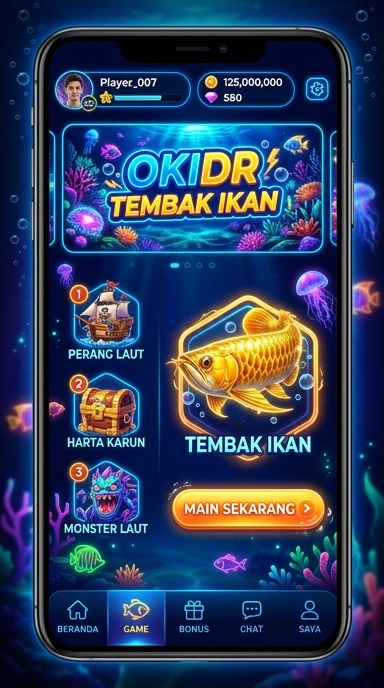 Tampilan antarmuka aplikasi okidr yang bersih dan user-friendly.